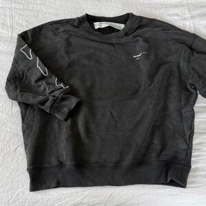 Off-White Grey Crewneck Sweater